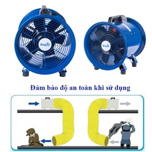 quạt hút xách tay Dasin KIN-300