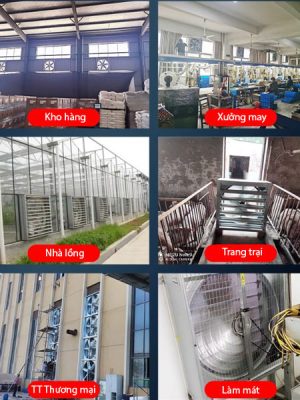 quạt thông gió vuông 500x500