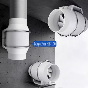 Quạt Hút Mùi Nối Ống Maya Fan HF-100