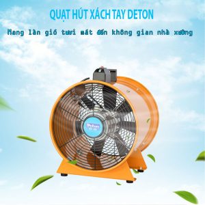 Quạt Hút Xách Tay Deton DVT-25