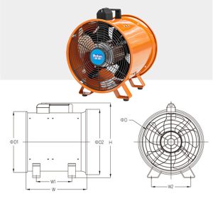 Quạt Hút Xách Tay Deton DVT-30