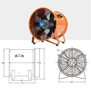Quạt Hút Xách Tay Deton DVT-35