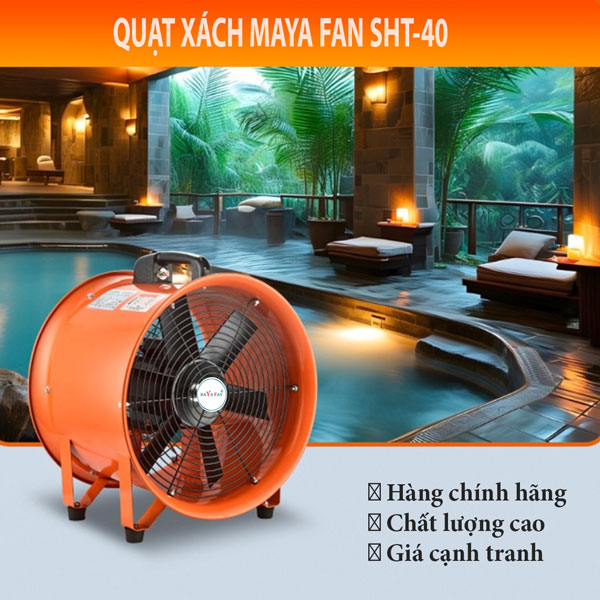 Quạt hút xách tay Maya Fan SHT-40