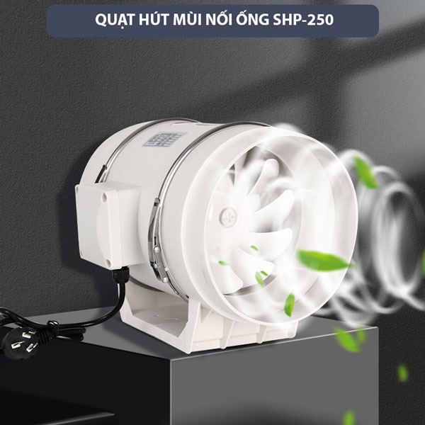 Quạt Hút Mùi Nối Ống SHP-250
