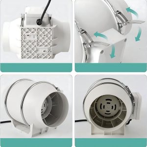 Quạt hút mùi nối ống Sunfan HT-100