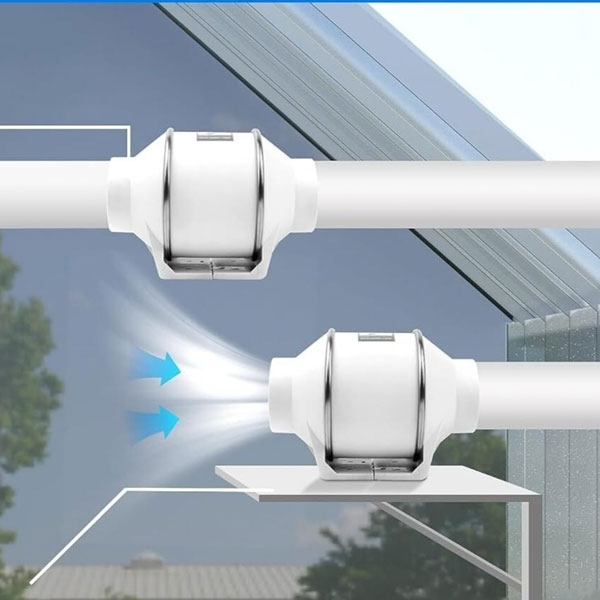 Quạt hút mùi nối ống Sunfan HT-100