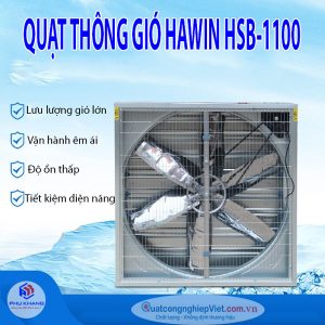 quạt thông gió vuông Hawin HSB-1100