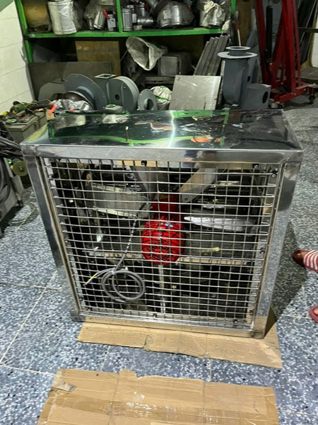 Quạt thông gió vuông inox 400x400