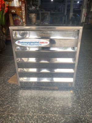 quạt thông gió vuông inox 400x400