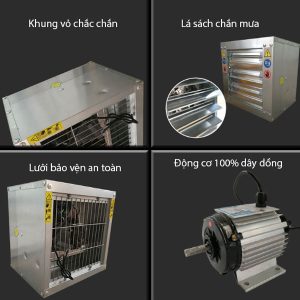 quạt thông gió vuông MayaFan PKF-400