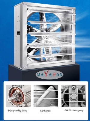 quạt thông gió vuông MayaFan PKF-900