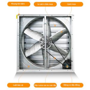 quạt thông gió vuông Soffnet DF-106
