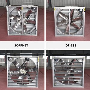 quạt thông gió vuông Soffnet DF-138