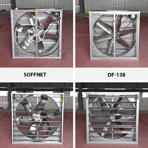 quạt thông gió vuông Soffnet DF-138