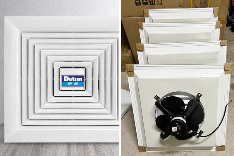 Cấu tạo của quạt hút âm trần 600x600 Deton AT 600 1