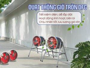 Quạt thông gió di động Hawinco DFG