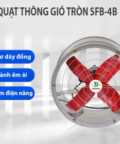 quạt thông gió tròn Soffnet SFB-4B