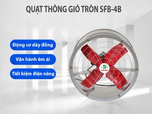 quạt thông gió tròn Soffnet SFB-4B