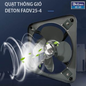 quạt thông gió vuông Deton FADV-25-4