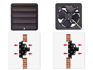 quạt thông gió vuông Deton FDV-60