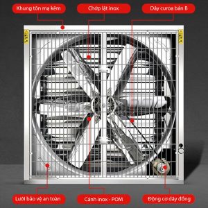 quạt thông gió vuông Haiki LF-1100