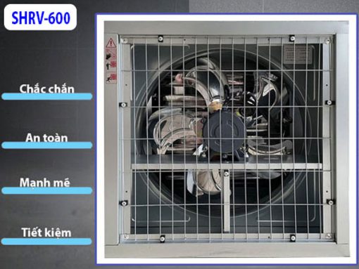 Quạt thông gió vuông Haiki LF-600