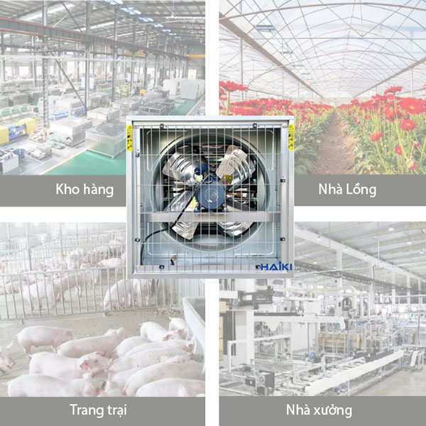 Quạt Thông Gió Vuông Haiki LF-700