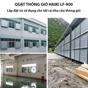 Quạt thông gió vuông Haiki LF-900