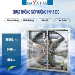 Quạt Thông Gió Vuông MayaFan PKF-1530
