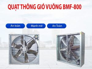 Quạt thông gió vuông Omysu BMF-800