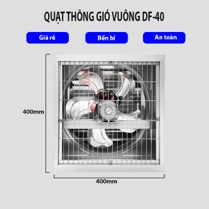 Quạt thông gió vuông Soffnet DF-40
