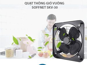 quạt thông gió vuông Soffnet SKV-30