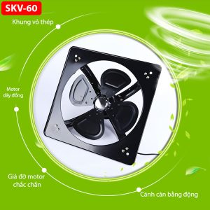 quạt thông gió vuông Soffnet SKV-60