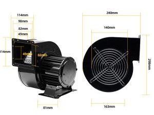 quạt ly tâm mini Soffnet KVC-500