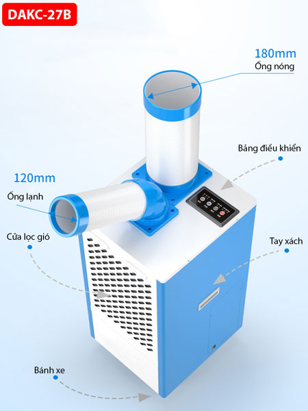 máy lạnh di động Airko DAKC-27B