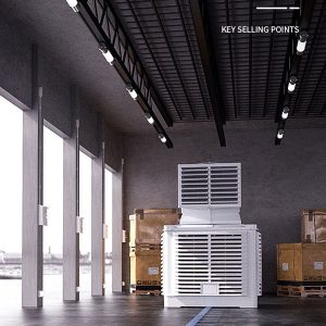 Máy Làm Mát Công Nghiệp Di Động 22000