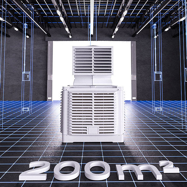 Máy Làm Mát Công Nghiệp Di Động 25000