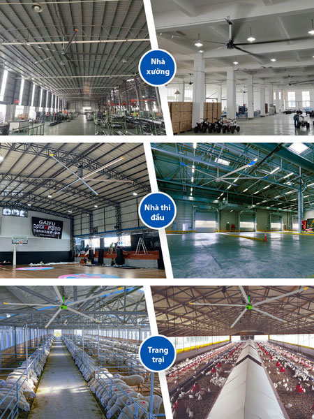 quạt trần công nghiệp 6.3m