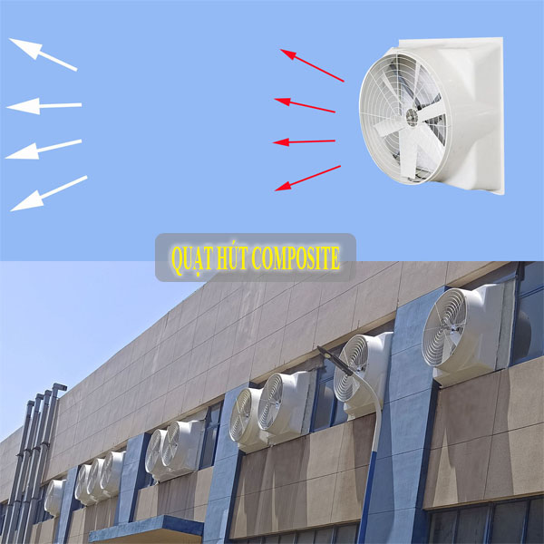 quạt hút composite